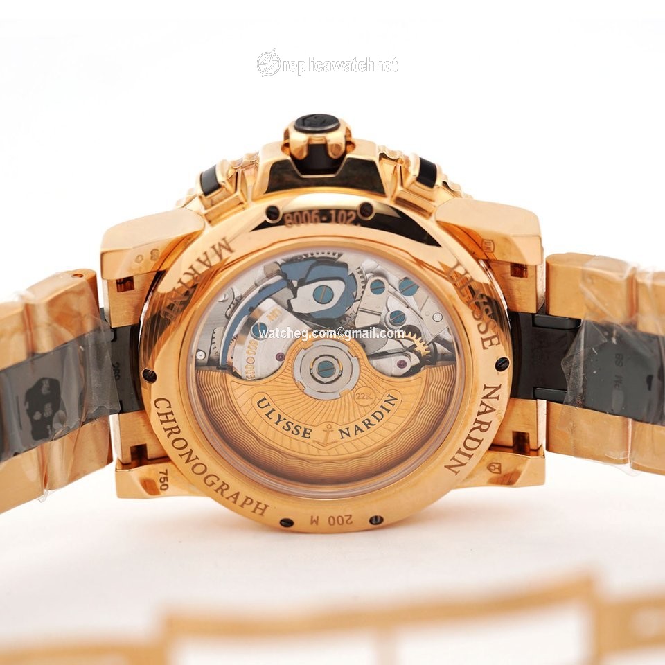 Ulysse Nardin Maxi Marine Diver Mens watch Unisex Automatic Rose gold 8006-102-8C 926 3