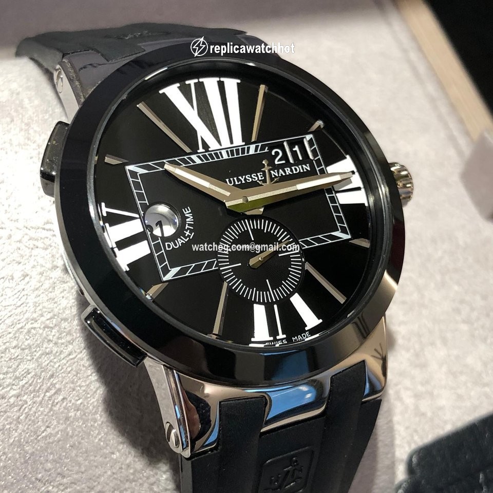 Ulysse Nardin Executive Dual Time Mens watch Unisex Automatic Steel 243-00 421 3
