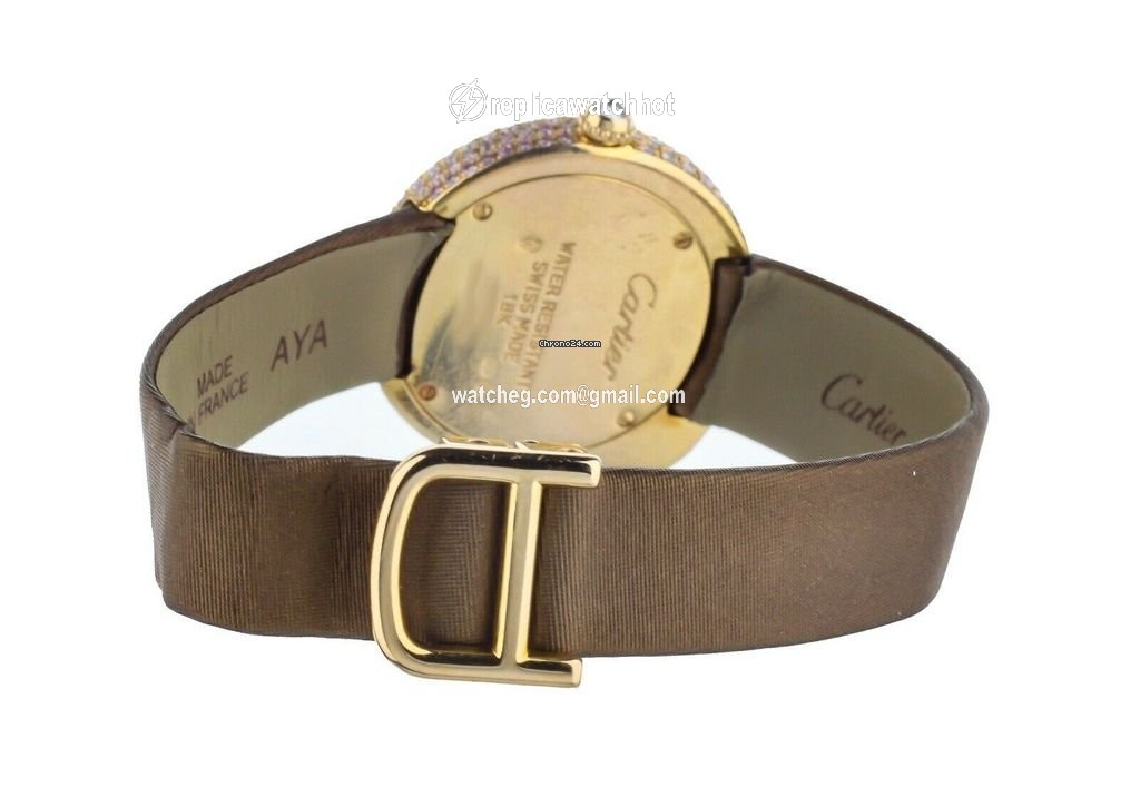 Cartier Panthere Mens watch Unisex Quartz Rose gold 2445 3
