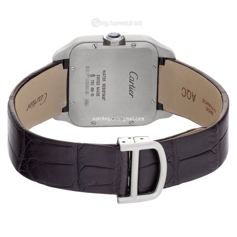 Cartier Santos Dumont Quartz White gold W2009451 3