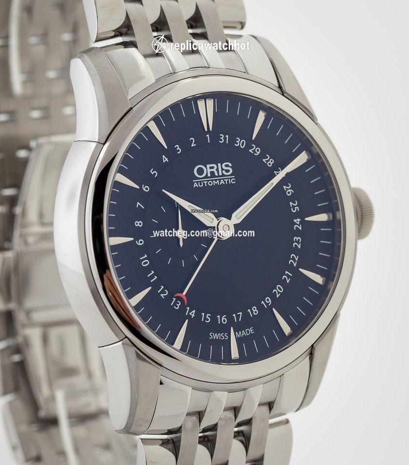 Oris Artelier Small Second Mens watch Unisex Automatic Steel 01 744 7665 4054-07 8 22 77 3