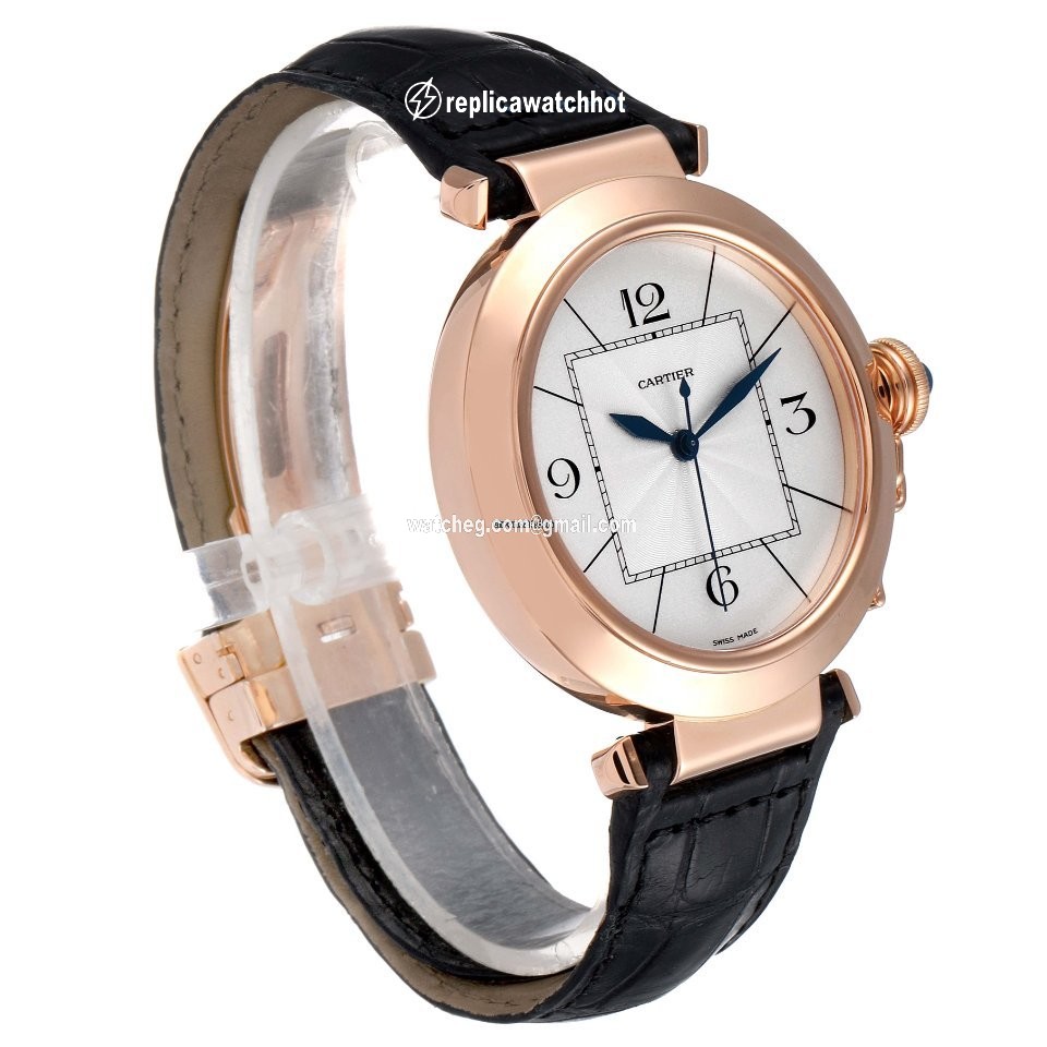 Cartier Pasha Mens watch Unisex Automatic Rose gold W3019351 3