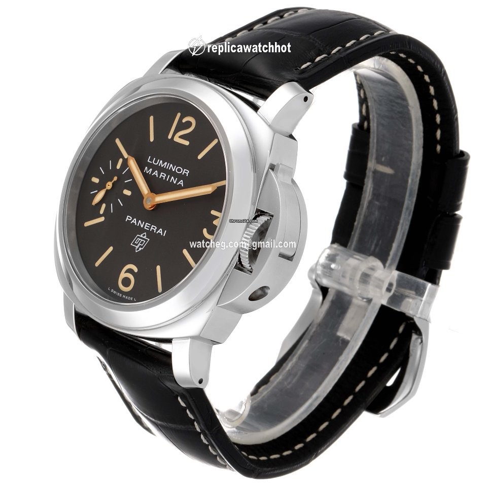 Panerai Luminor Marina Mens watch Unisex Manual winding Steel PAM00632 3
