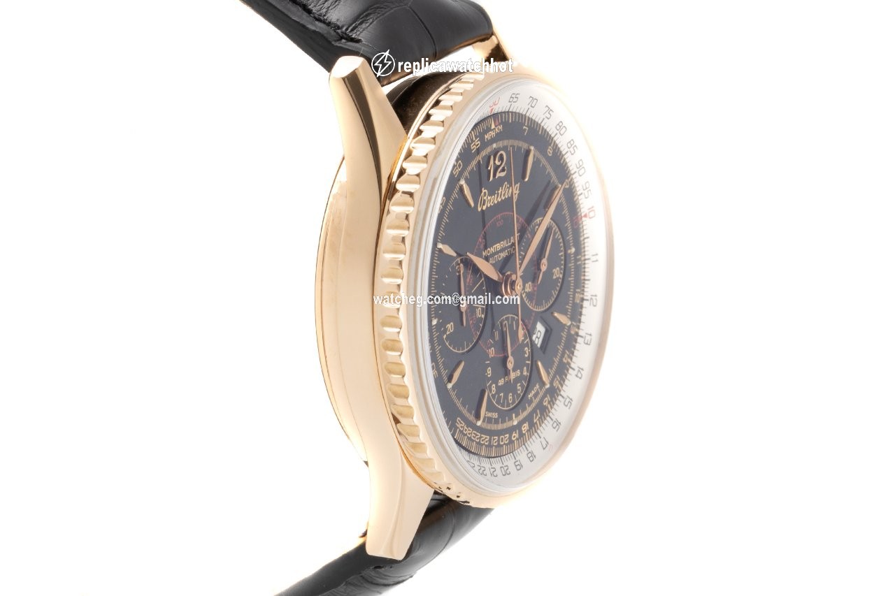 Breitling Montbrillant Mens watch Unisex Automatic Yellow gold H41030 3