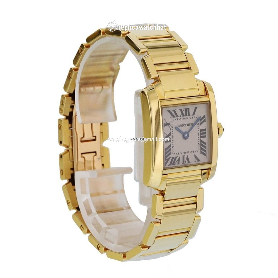 Cartier Tank Francaise Womens watch Quartz Yellow gold 1820 3