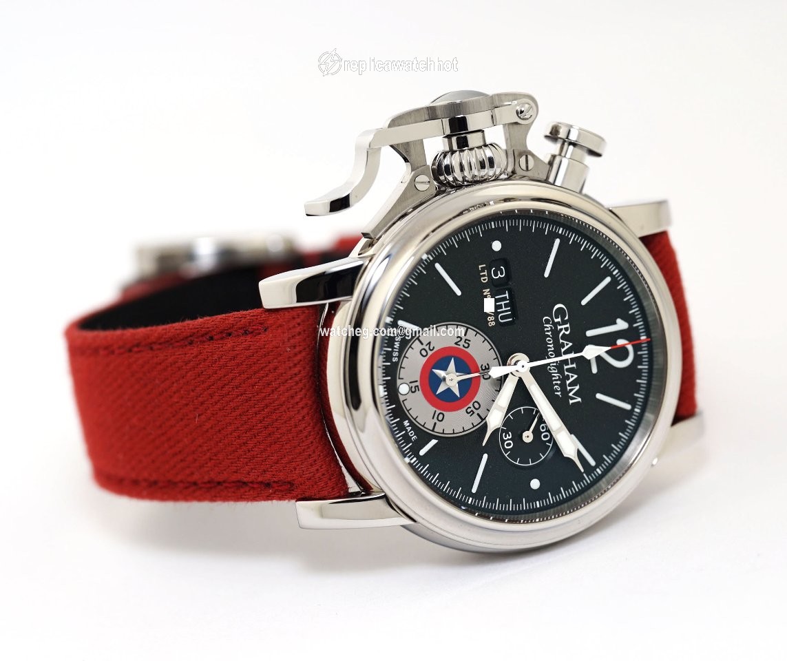 Graham Chronofighter Mens watch Unisex Automatic Steel 2CVAS.B14A 3