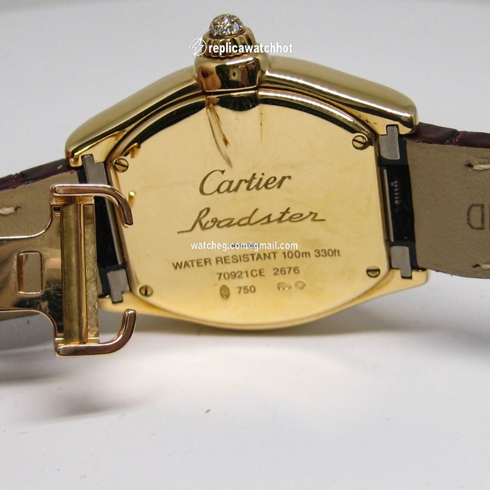 Cartier Roadster Womens watch Quartz Yellow gold WE500160 3