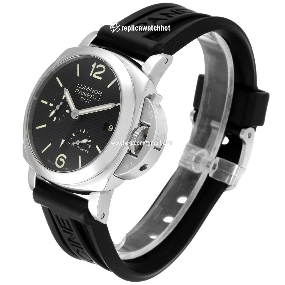 Panerai Luminor 1950 3 Days GMT Power Reserve Automatic Mens watch Unisex Automatic Steel PAM00537 3
