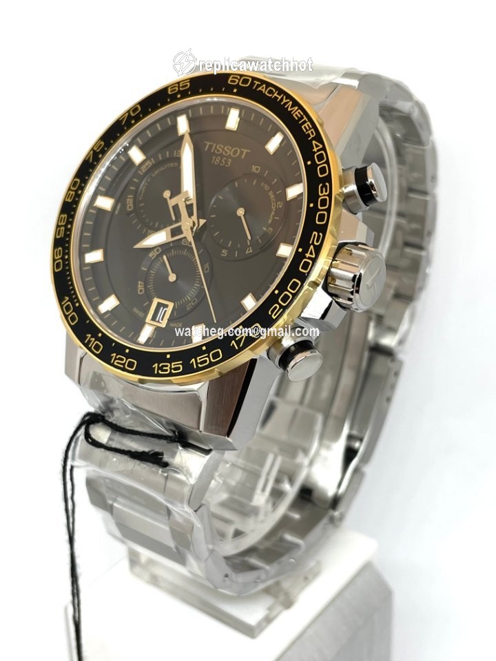 Tissot Mens watch Unisex Quartz Gold Steel T125.617.21.051.00 3