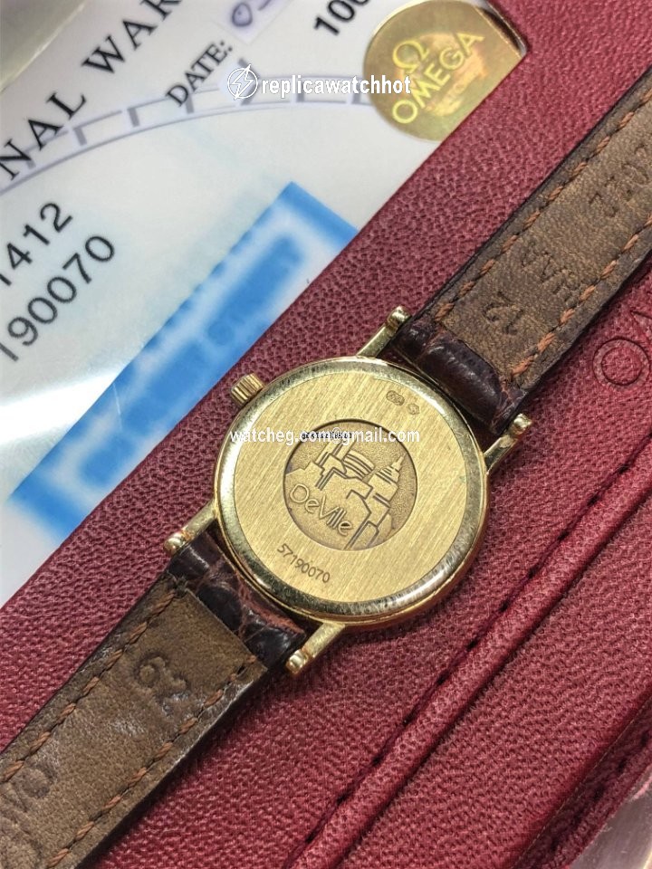 Omega De Ville Womens watch Quartz Yellow gold 7360.14.12 3
