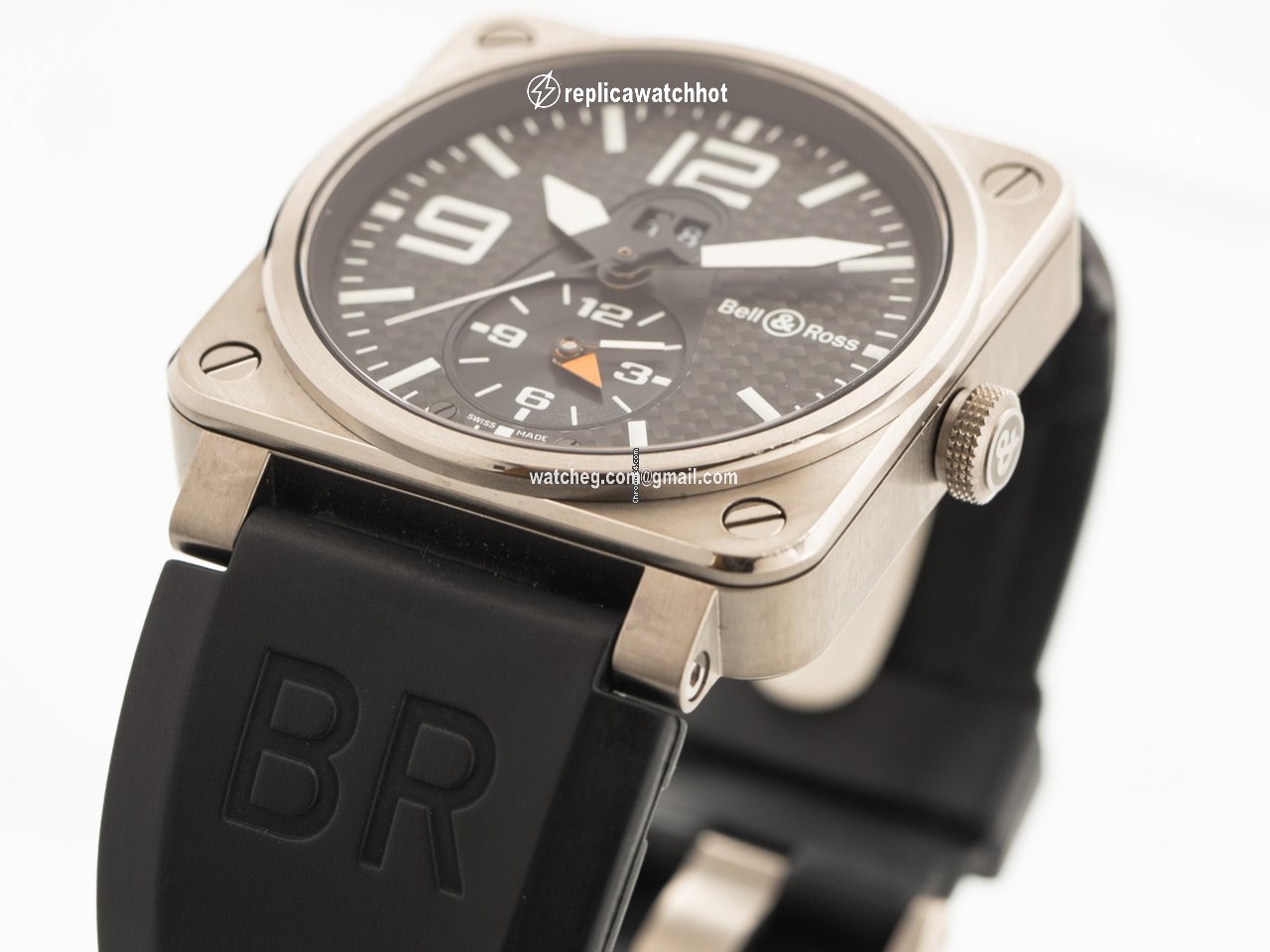 Bell & Ross BR 03-51 GMT Mens watch Unisex Automatic Titanium BR03.51GMT 3