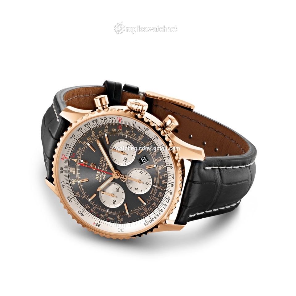 Breitling Navitimer 01 (46 MM) Mens watch Unisex Automatic Red gold RB0127121F1P2 3