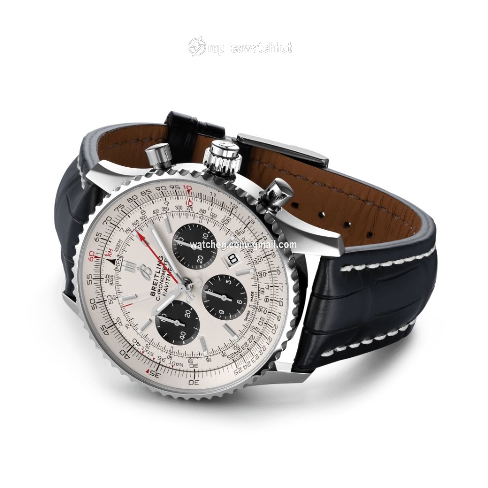 Breitling Navitimer Rattrapante Mens watch Unisex Automatic Steel AB0311211G1P2 3