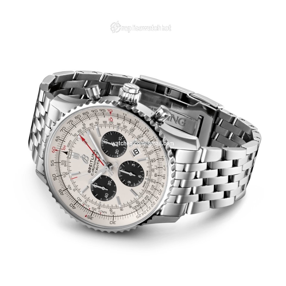 Breitling Navitimer Rattrapante Mens watch Unisex Automatic Steel AB0311211G1A1 3