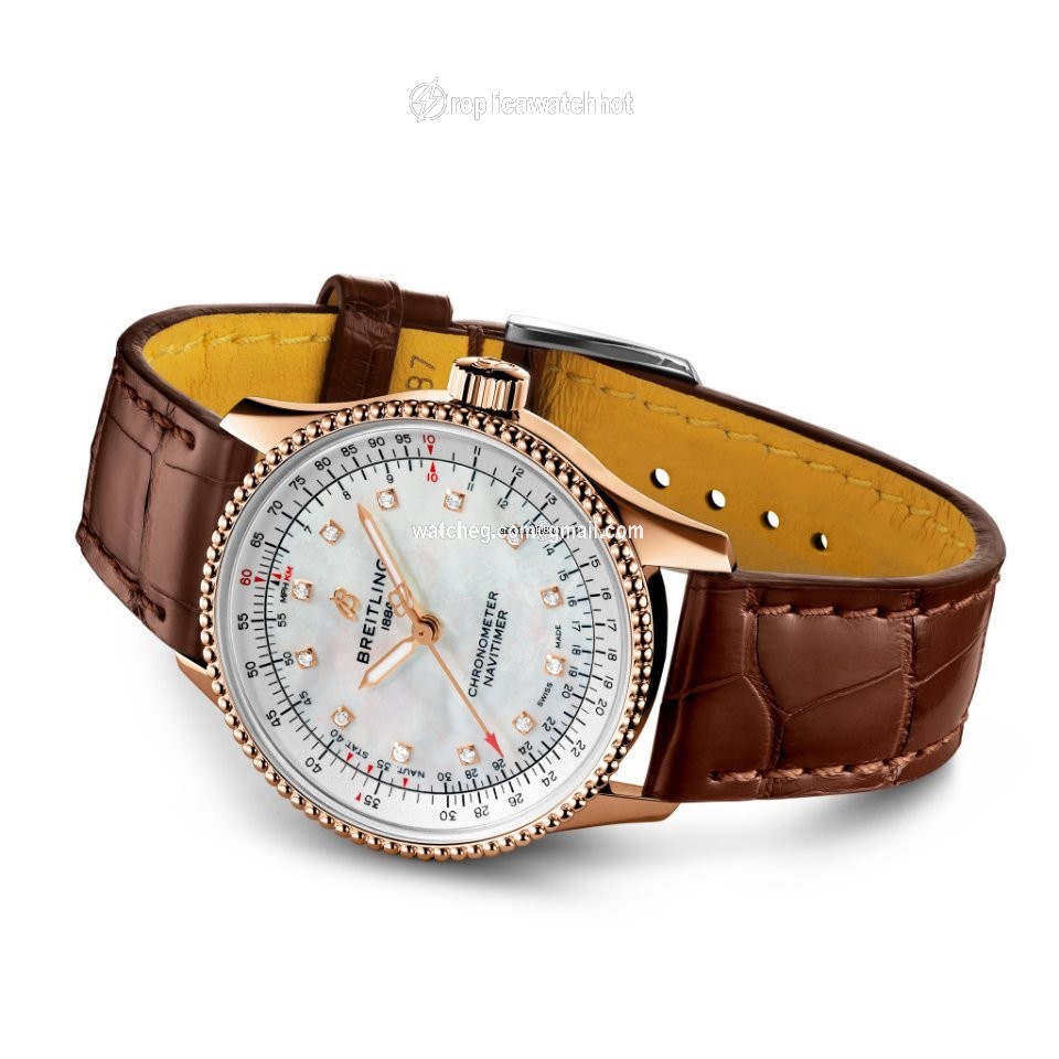 Breitling Navitimer Womens watch Automatic Red gold R17395211A1P2 3