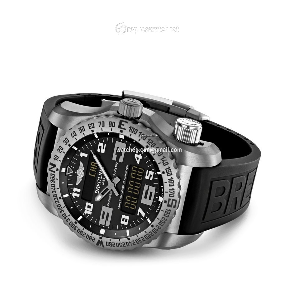 Breitling Emergency Mens watch Unisex Quartz Titanium E7632522 BC02 156S E20DSA.4 3