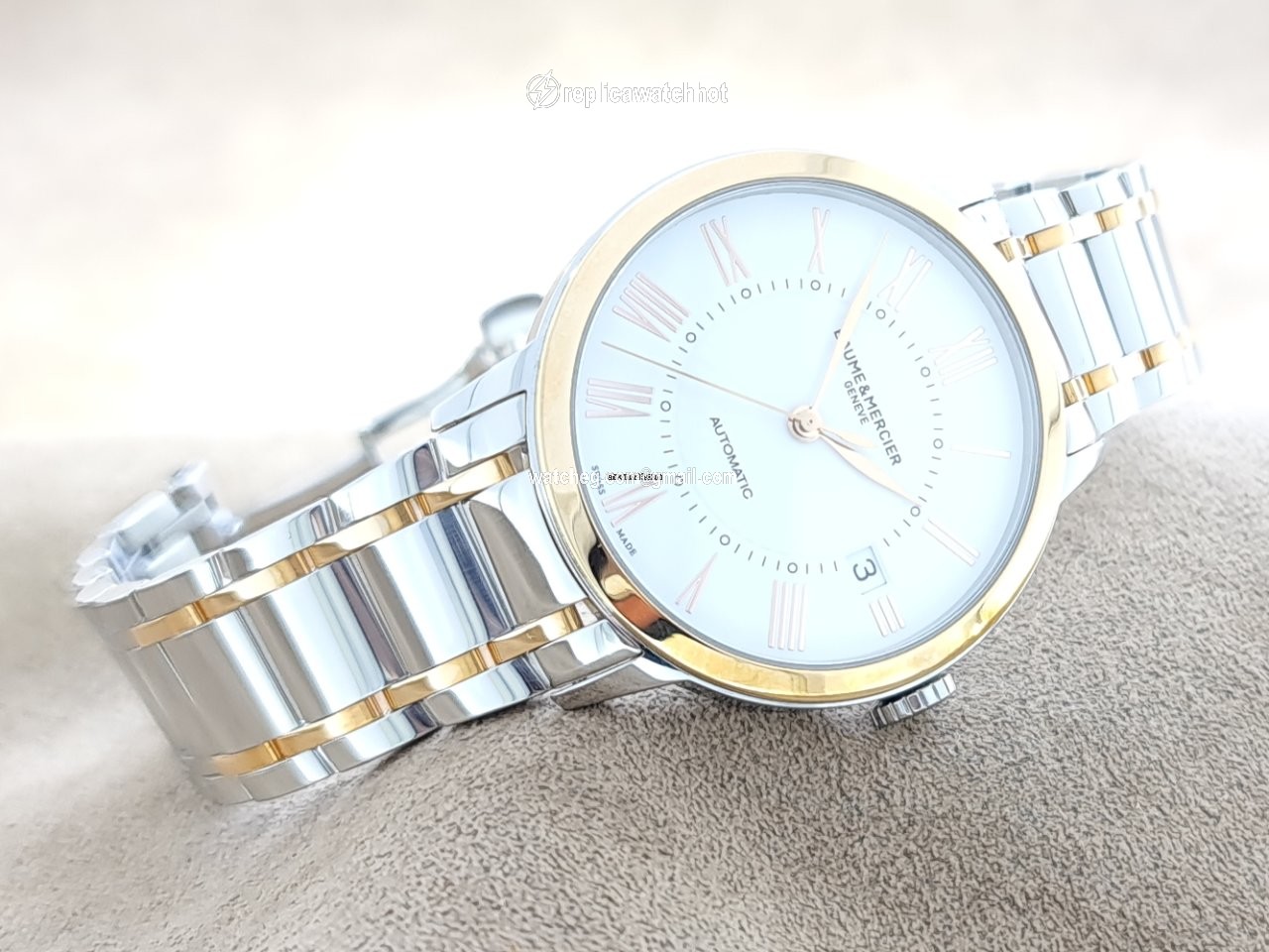Baume & Mercier Classima Womens watch Automatic Gold Steel M0A10223 3