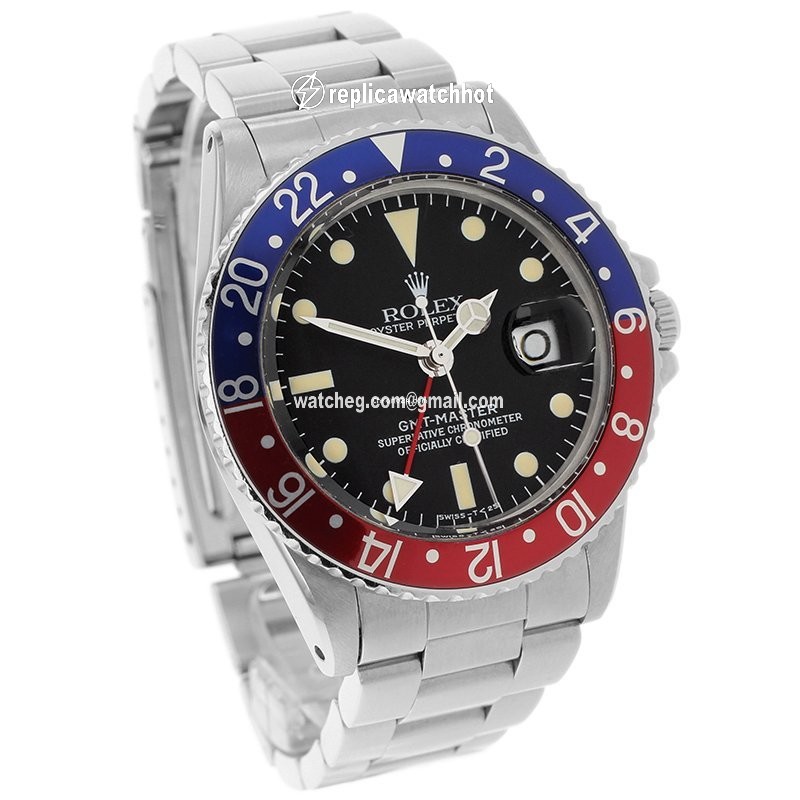 Rolex GMT-Master Mens watch Unisex Steel Automatic 1675 0 3