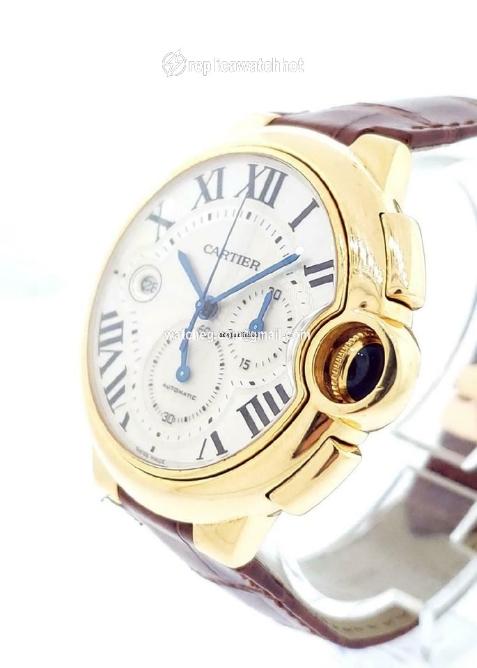 Cartier Ballon Bleu 44mm Mens watch Unisex Automatic Yellow gold W6920007 3