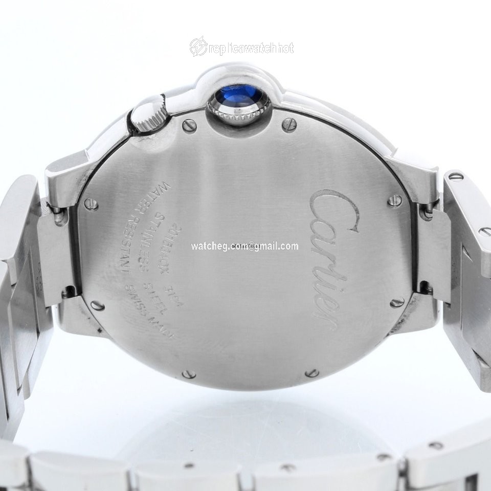 Cartier Ballon Bleu 42mm Mens watch Unisex Quartz Steel W6920011 3