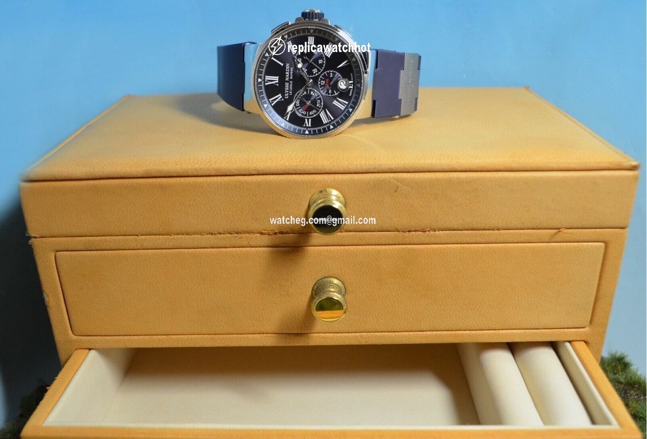 Ulysse Nardin Marine Chronograph Mens watch Unisex Automatic Steel 1533-150  Code: 6488 3