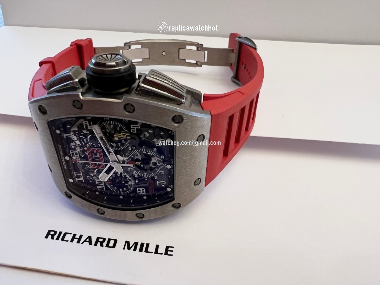 Richard Mille RM 011 Mens watch Unisex Automatic Titanium RM11 Chronograph 3