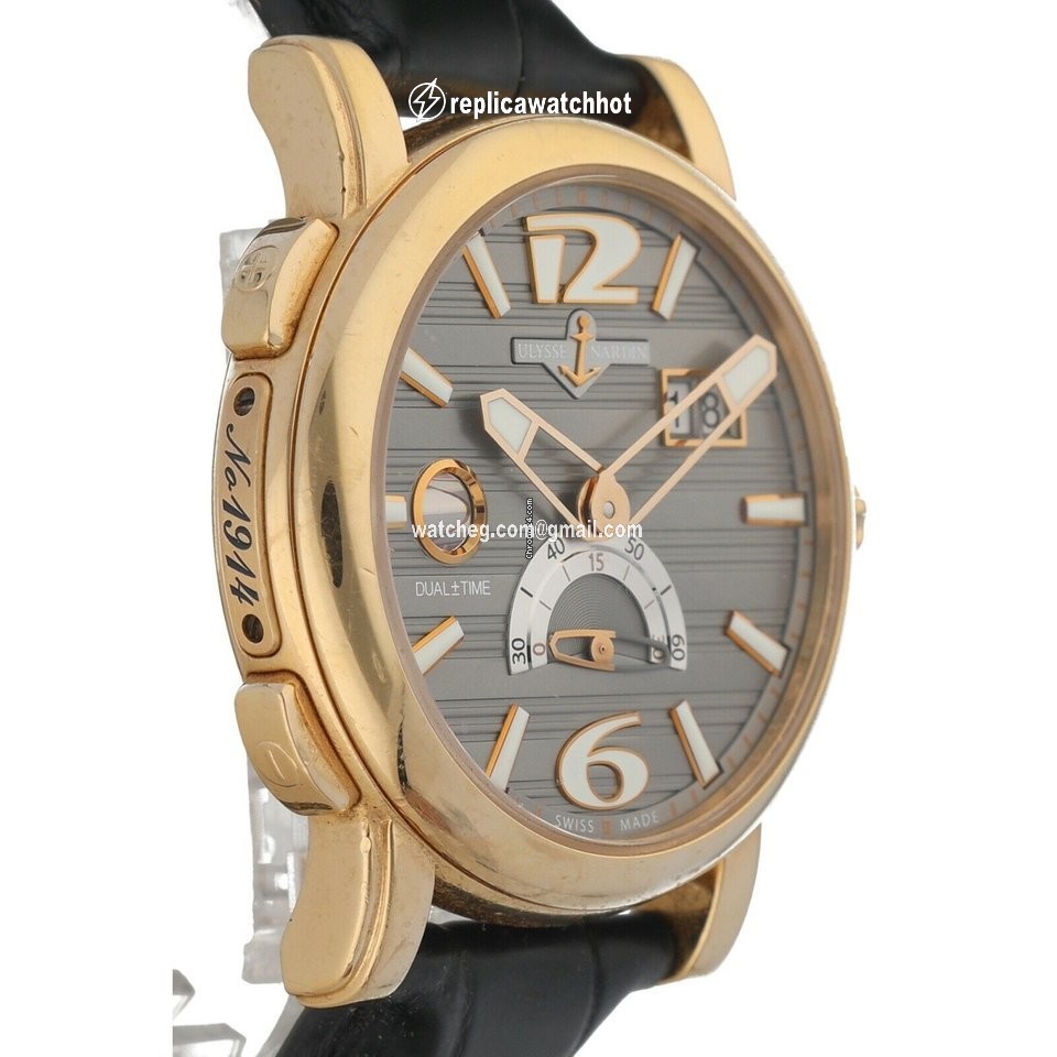 Ulysse Nardin Dual Time Mens watch Unisex Automatic Yellow gold 246-55 3