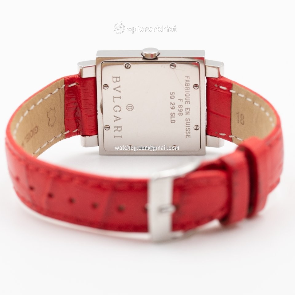 Bulgari Quadrato Quartz Steel SQ 29 SLD 3