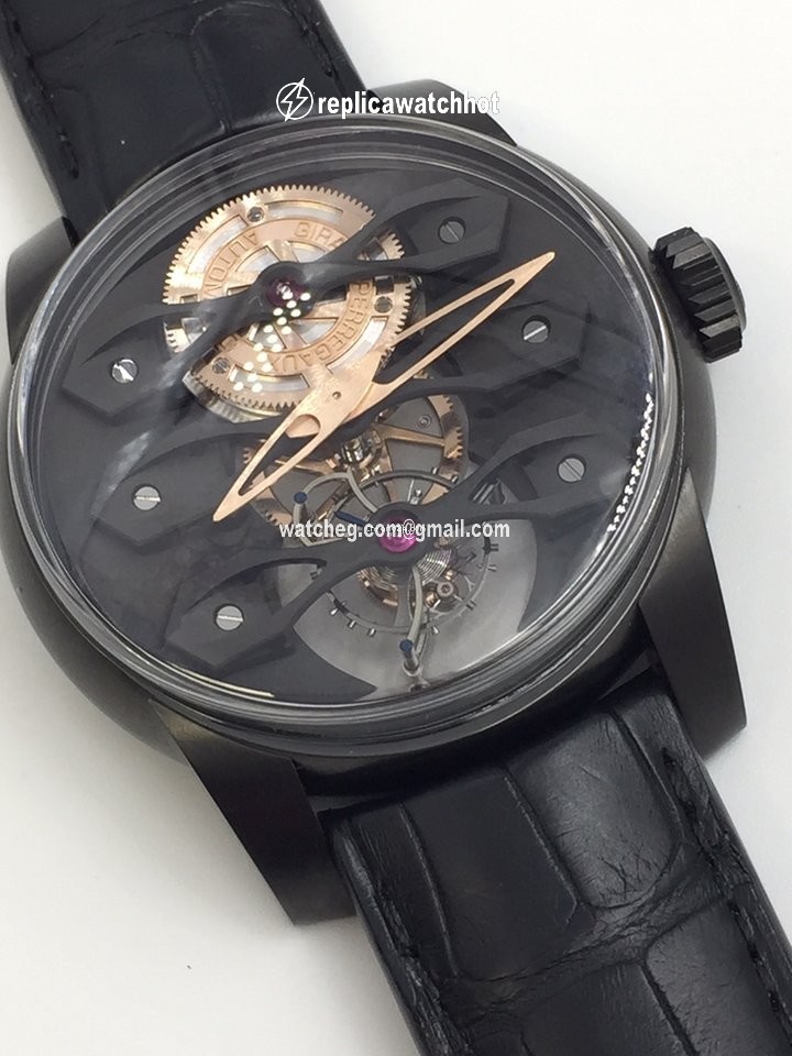 Girard Perregaux Bridges Mens watch Unisex Automatic Titanium 99270-21-000-BA6A 3