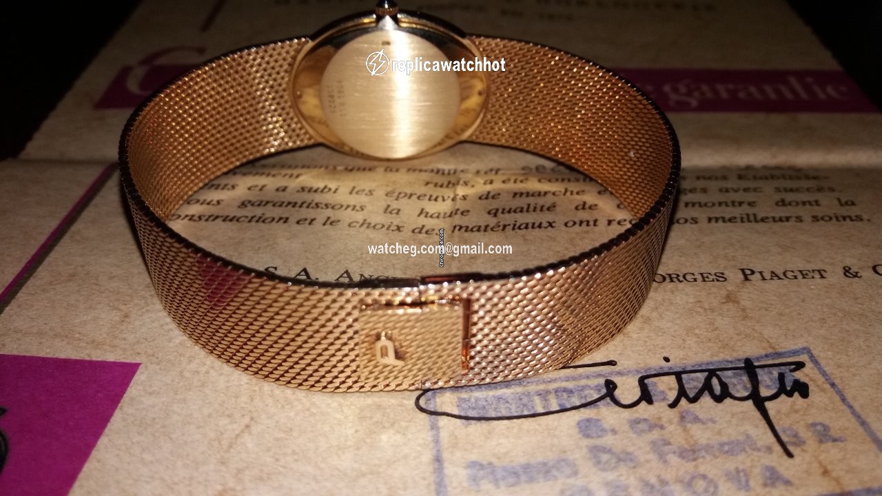 Piaget Mens watch Unisex Manual winding Yellow gold 9861 B1 3