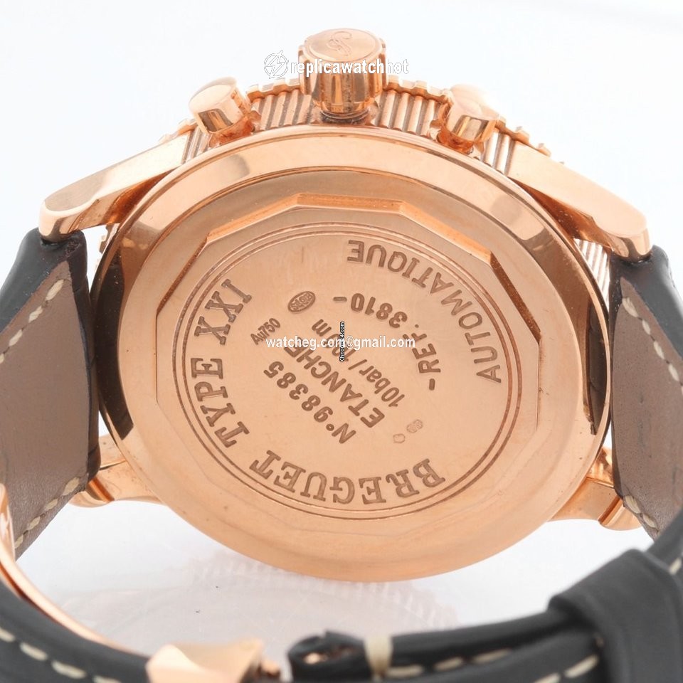 Breguet Type XX - XXI - XXII Mens watch Unisex Automatic Rose gold 3810BR 3