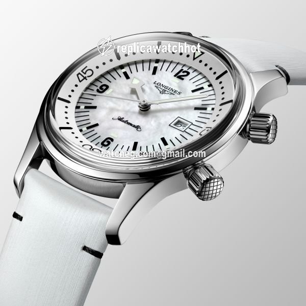 Longines Legend Diver Womens watch Automatic Steel L3.374.4.80.0 3