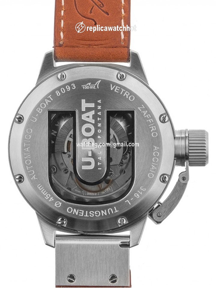 U-Boat Classico Mens watch Unisex Automatic Steel 8093 3