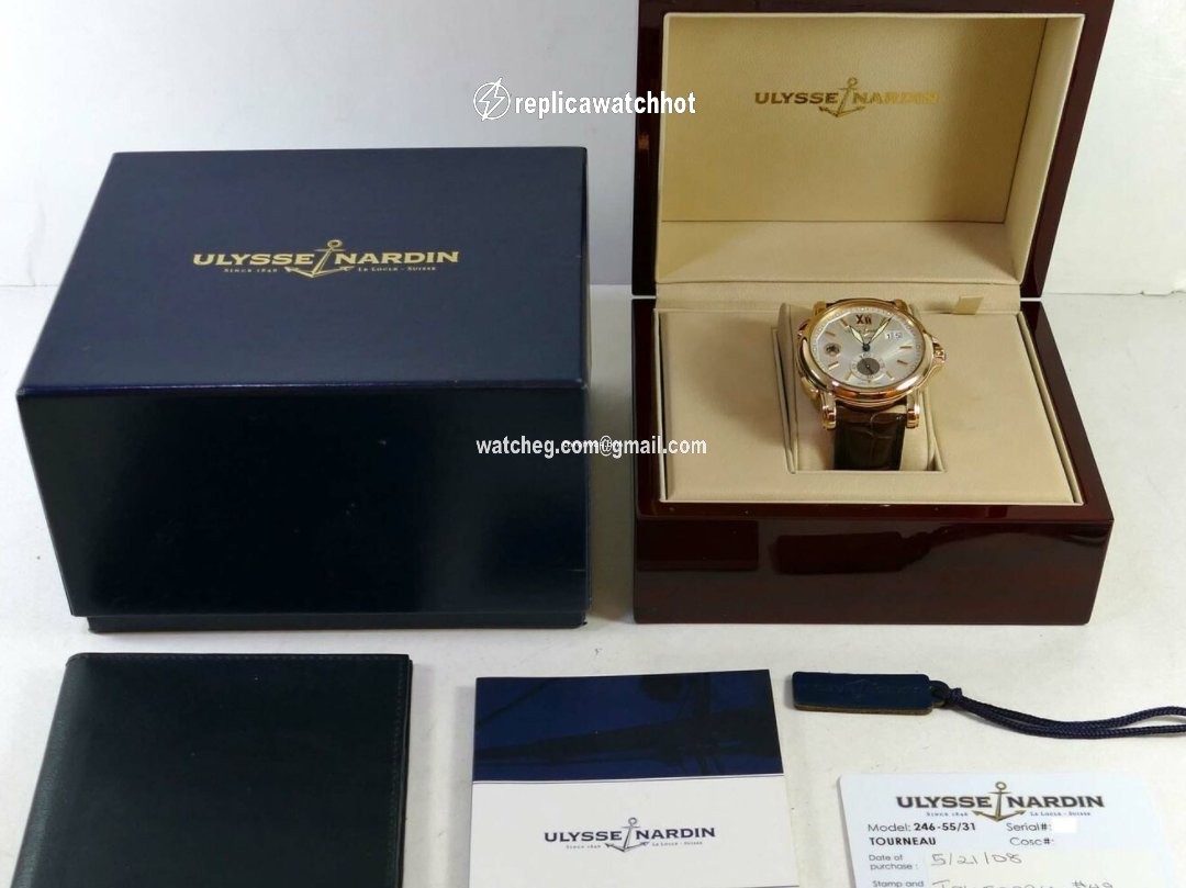 Ulysse Nardin Dual Time Automatic Rose gold 246-55 60 3