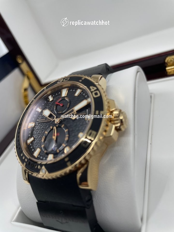 Ulysse Nardin Maxi Marine Diver Mens watch Unisex Automatic Rose gold 266-33-3C-922 3