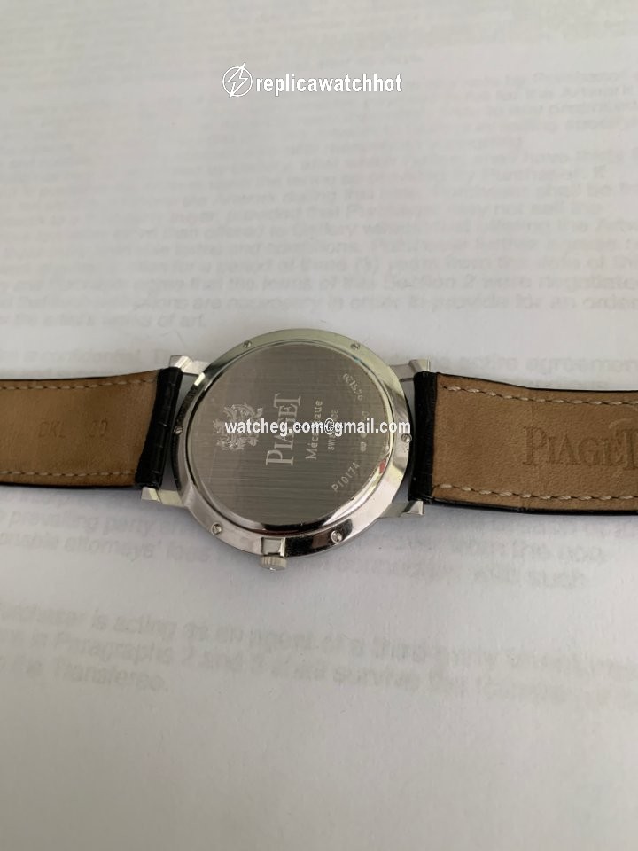 Piaget Mens watch Unisex Manual winding White gold P10174 3