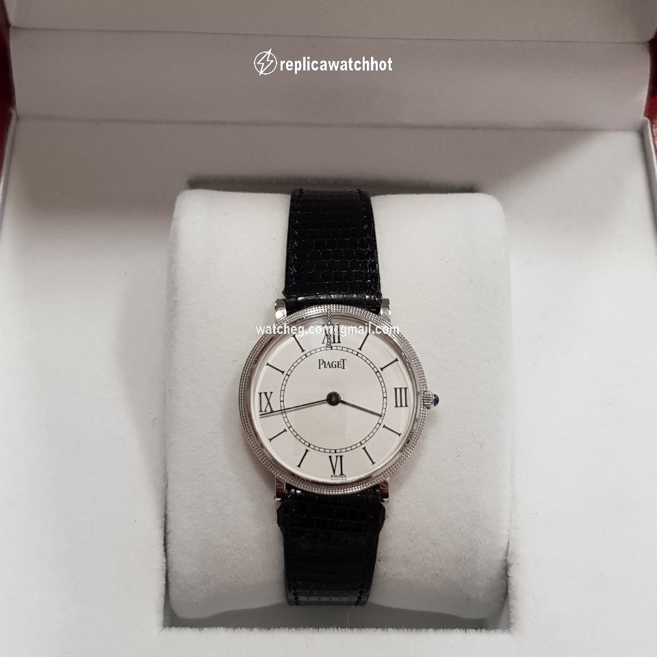 Piaget Altiplano Mens watch Unisex Manual winding White gold 9011 3