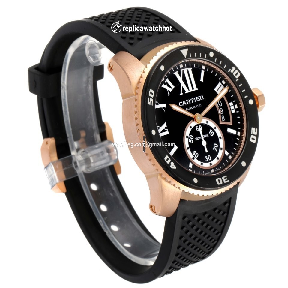 Cartier Calibre de Cartier Diver Mens watch Unisex Automatic Rose gold W7100052 3