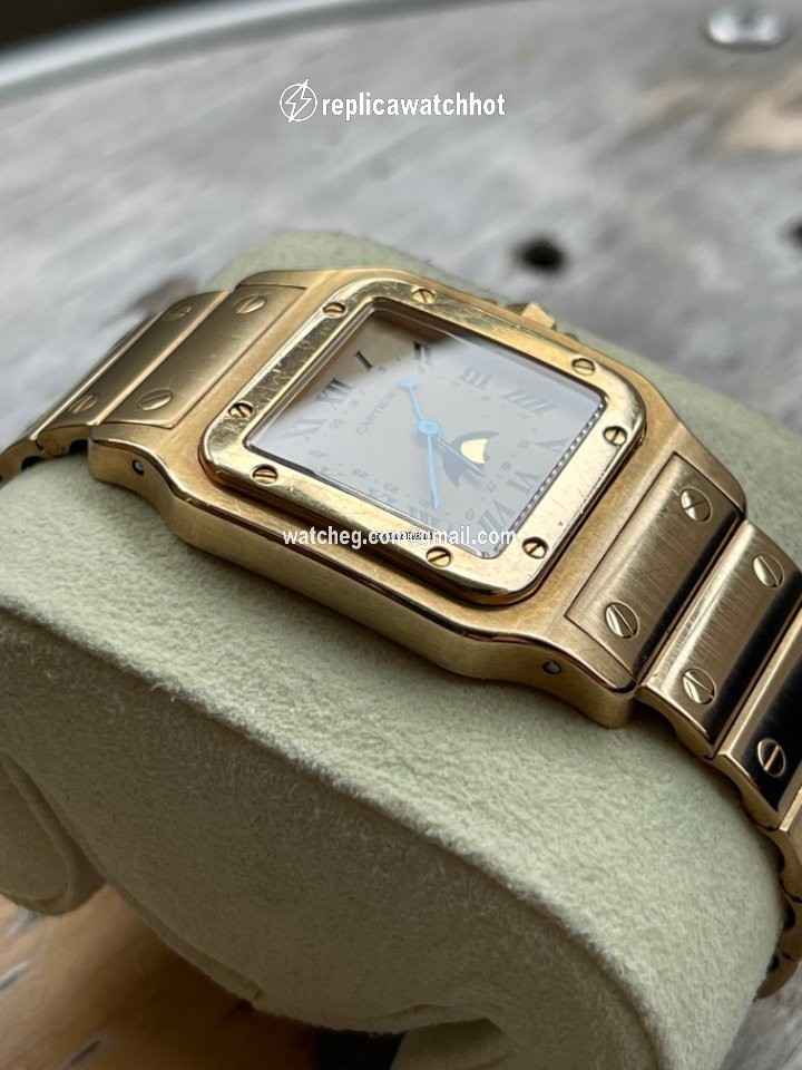 Cartier Santos Womens watch Quartz Yellow gold 819901 3