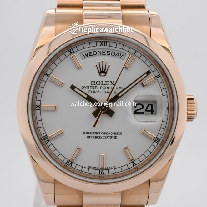 Rolex Day-Date 36 Mens watch Unisex Rose gold Automatic 118205 F 3