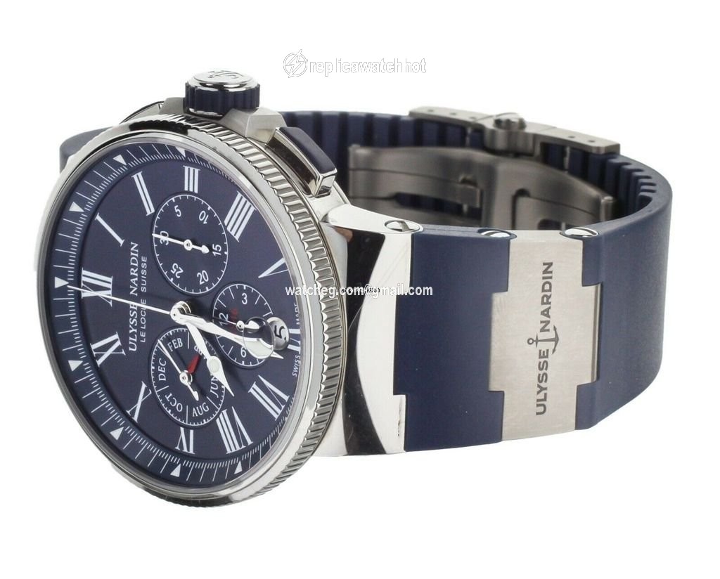 Ulysse Nardin Marine Chronograph Mens watch Unisex Automatic Steel 1533-150 3
