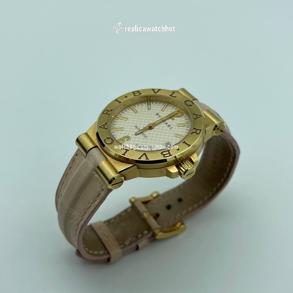Bulgari Diagono Womens watch Automatic Yellow gold DG35C6GLD 3