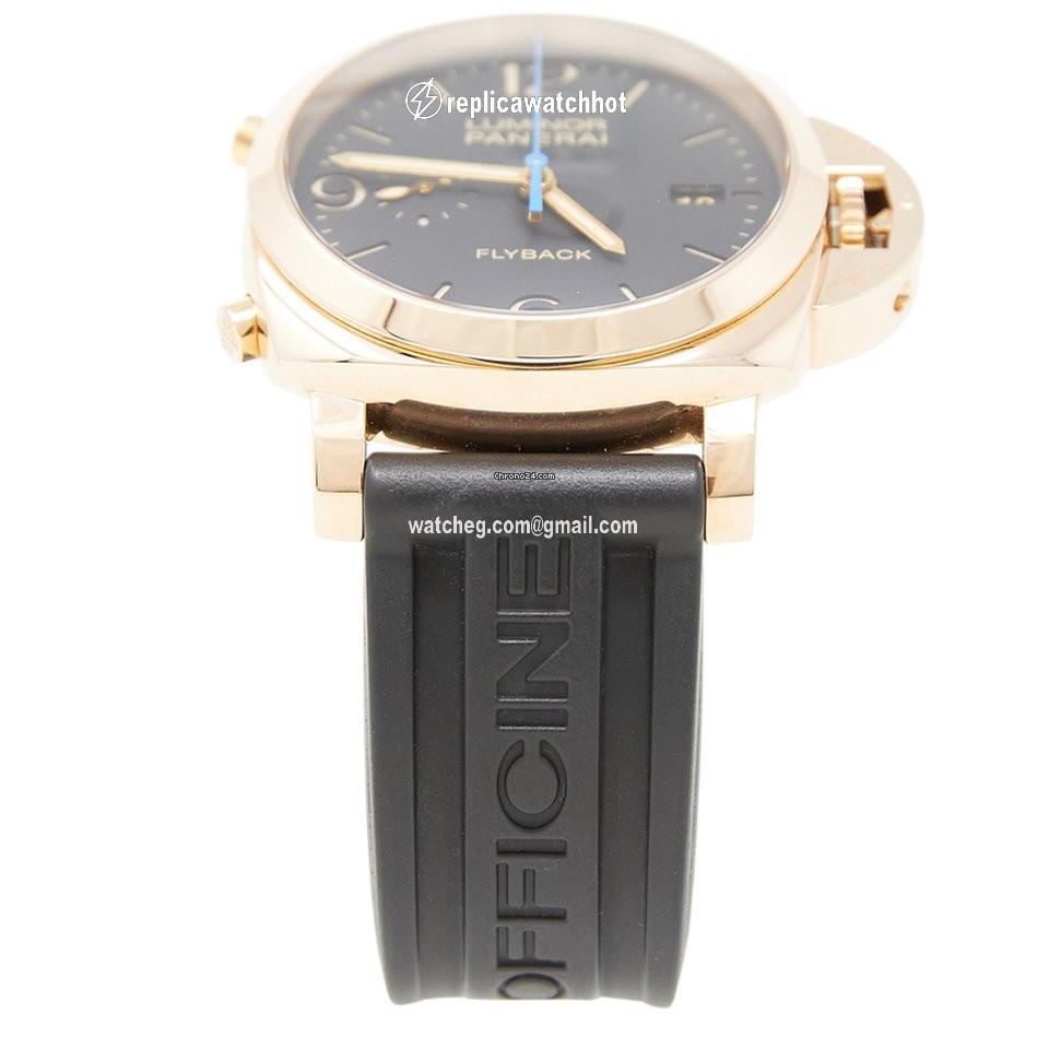 Panerai Luminor 1950 3 Days Chrono Flyback Mens watch Unisex Automatic Rose gold PAM00525 3