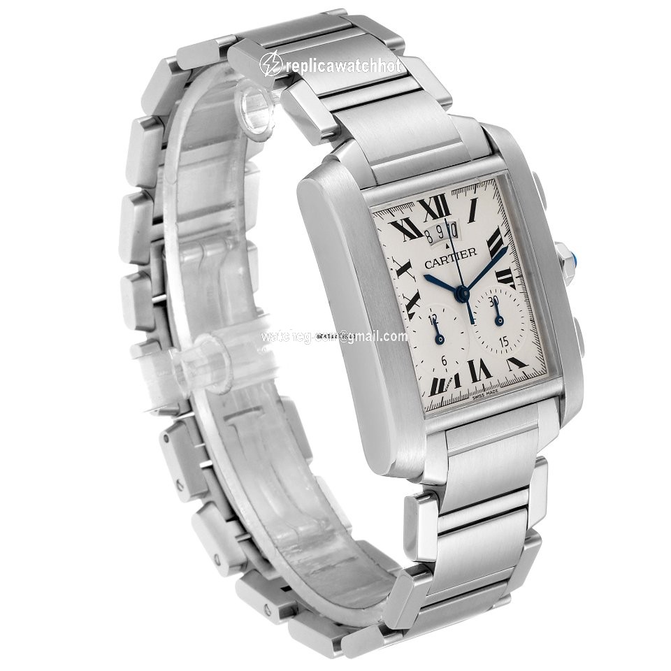Cartier Tank Francaise Mens watch Unisex Quartz W51024Q3 3