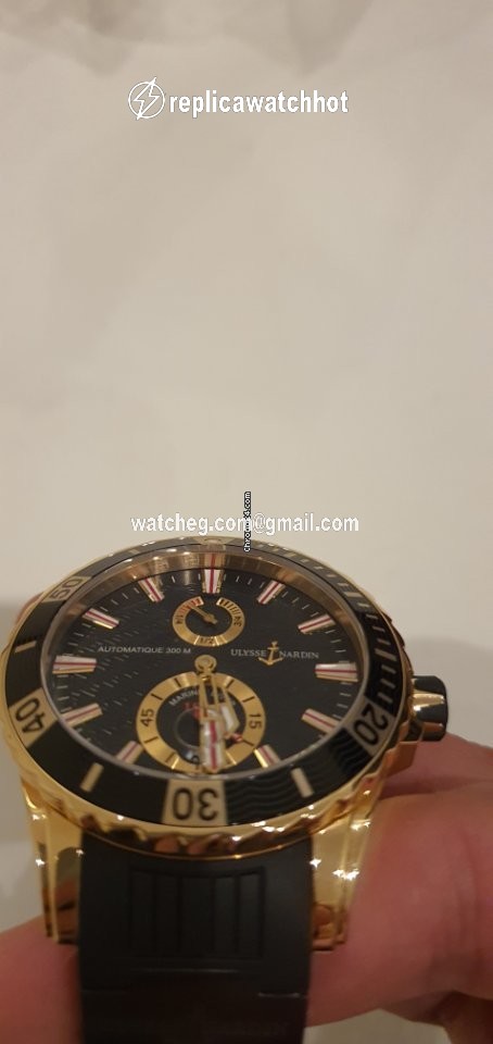 Ulysse Nardin Diver Chronometer Mens watch Unisex Automatic Rose gold 266-10-3C 92 3