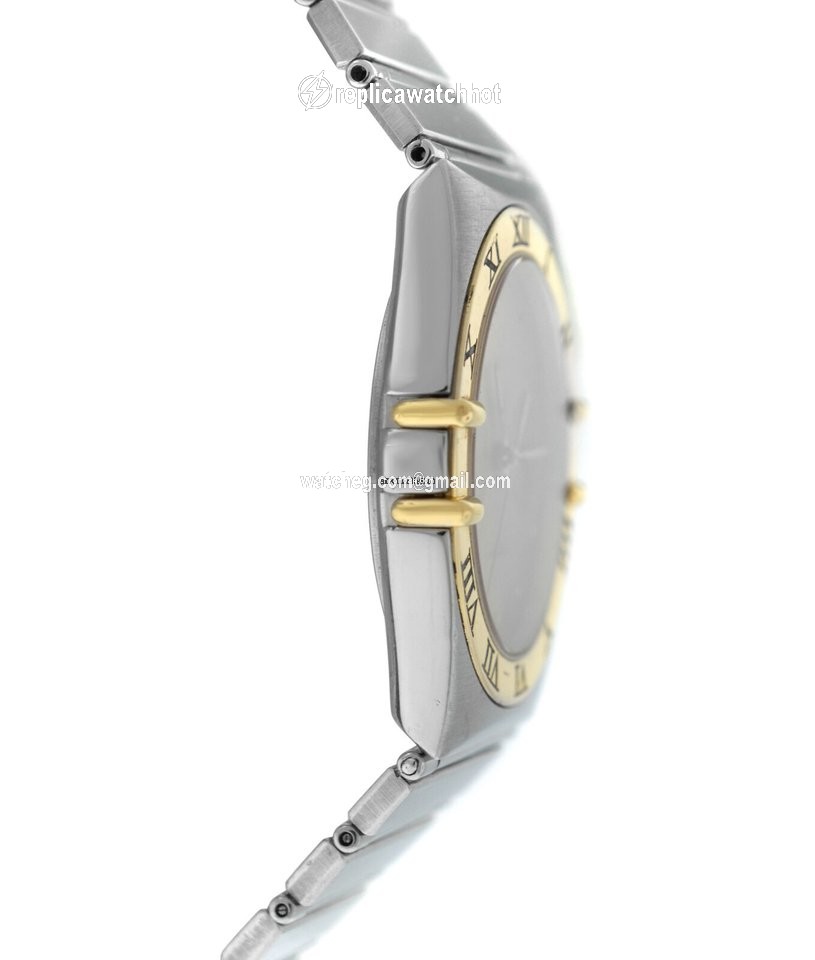 Omega Constellation Day-Date Mens watch Unisex Quartz Gold Steel 396.1069 3