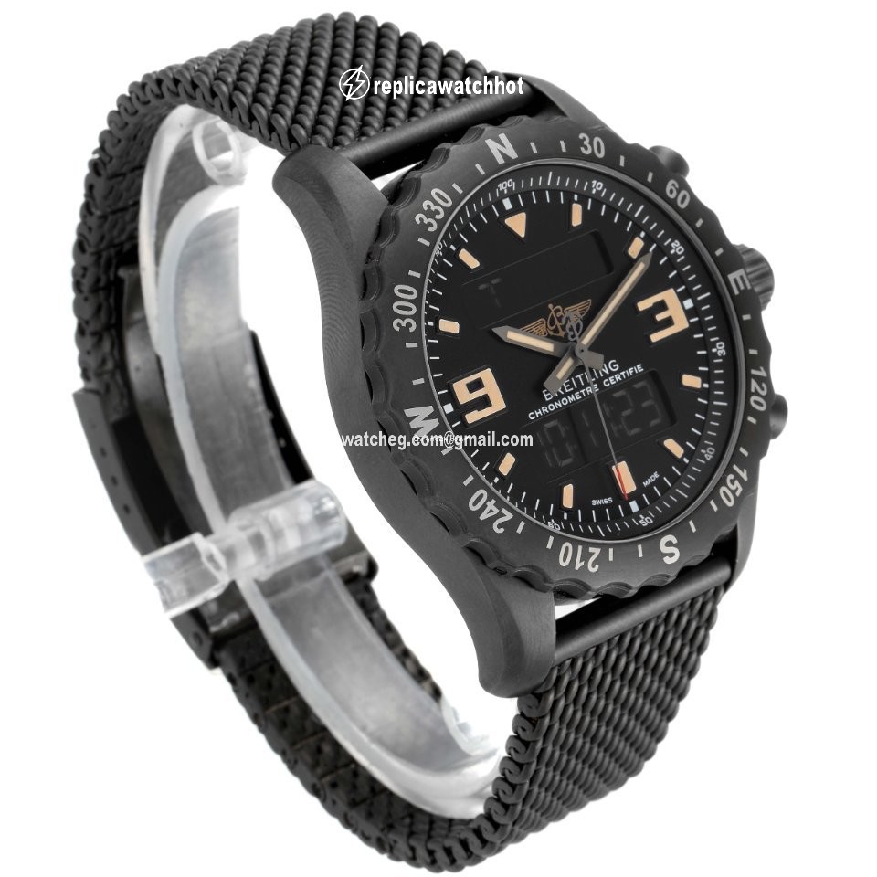 Breitling Chronospace Military Mens watch Unisex Quartz Steel M78366 3