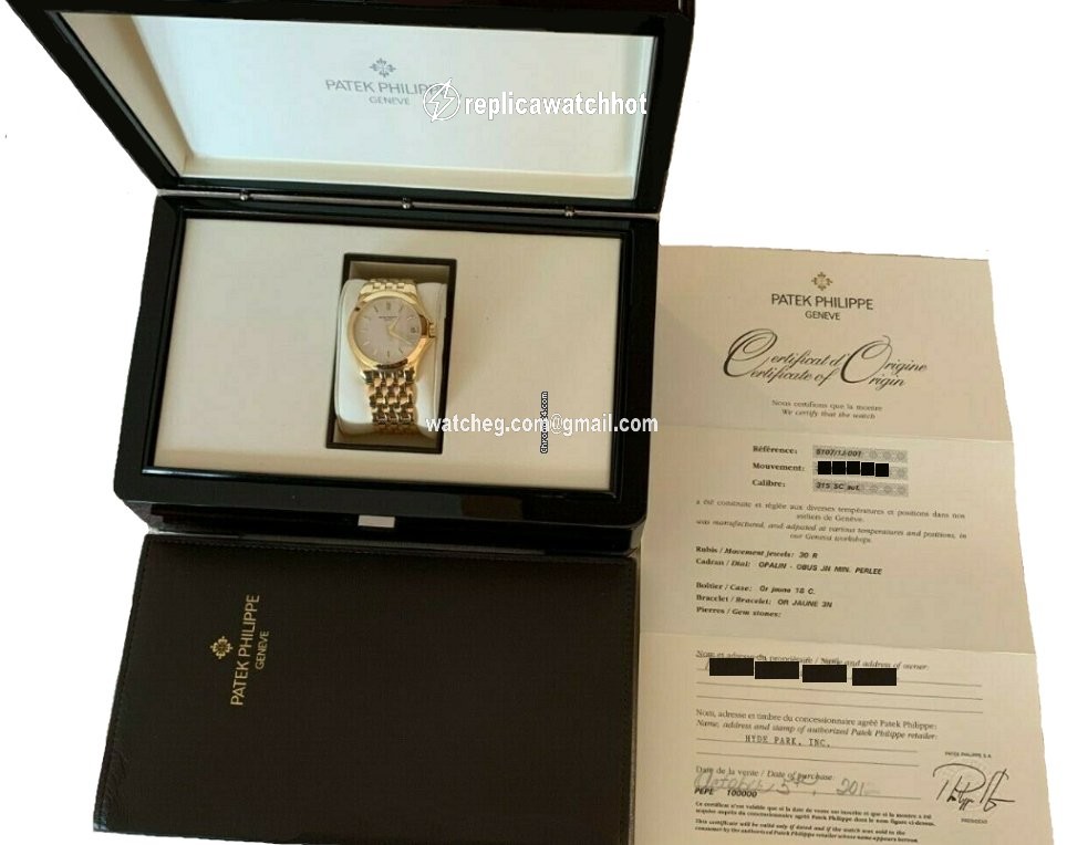 Patek Philippe Calatrava Mens watch Unisex Automatic Yellow gold 5107 1J-001 3
