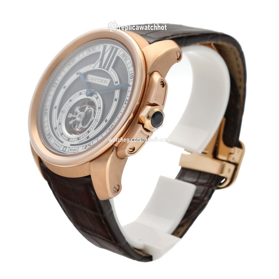 Cartier Calibre de Cartier Mens watch Unisex Automatic Rose gold 3204 3