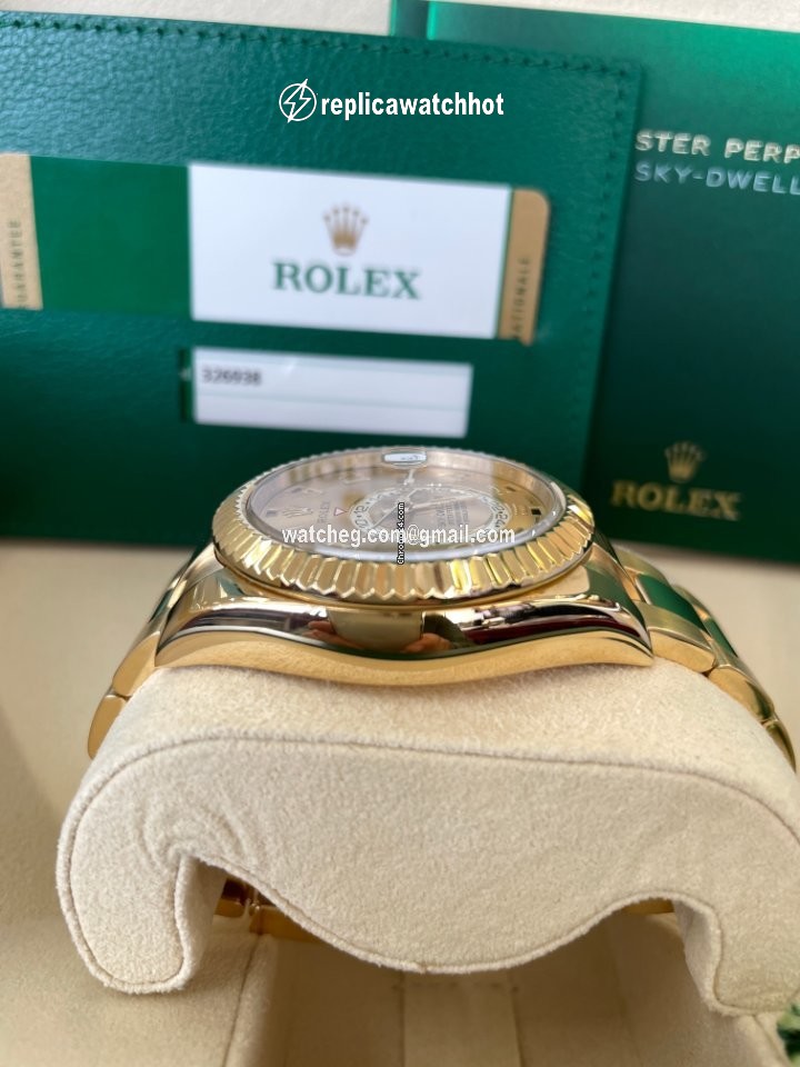 Rolex Sky-Dweller Mens watch Unisex Yellow gold Automatic 326938 3